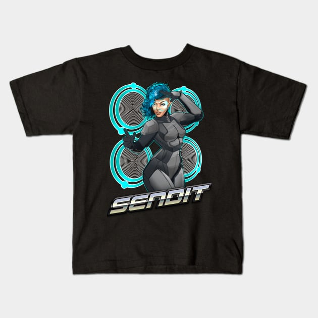 Send it! Kids T-Shirt by RjohnArt